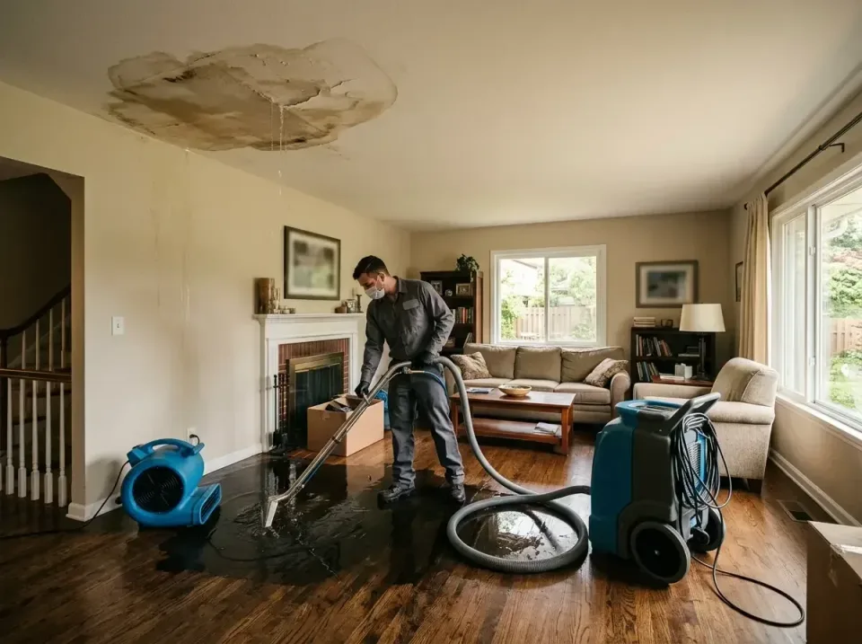 attic-pipe-burst-ceiling-drip-008 — frequently asked questions, Water Damage Restoration & Carpet Care in New Tazewell, TN